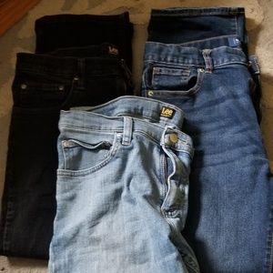 3 pairs of boys jeans